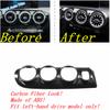 For Mercedes Benz A Class W177 A200 A220  - 2024 Carbon Fiber Look Air Condition AC Outlet Vent Dashboard Frame Cover Trim