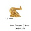 New Ocean Style Series Stainless Steel Rings Women Dolphin Adjustable Open Rings Personalized No Fade Party Jewelry Accessories