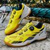 Badminton Sneakers Men Damping Non-slip Sports Table Tennis Shoes for Women Leather Badminton Basketball Tanining Shoes