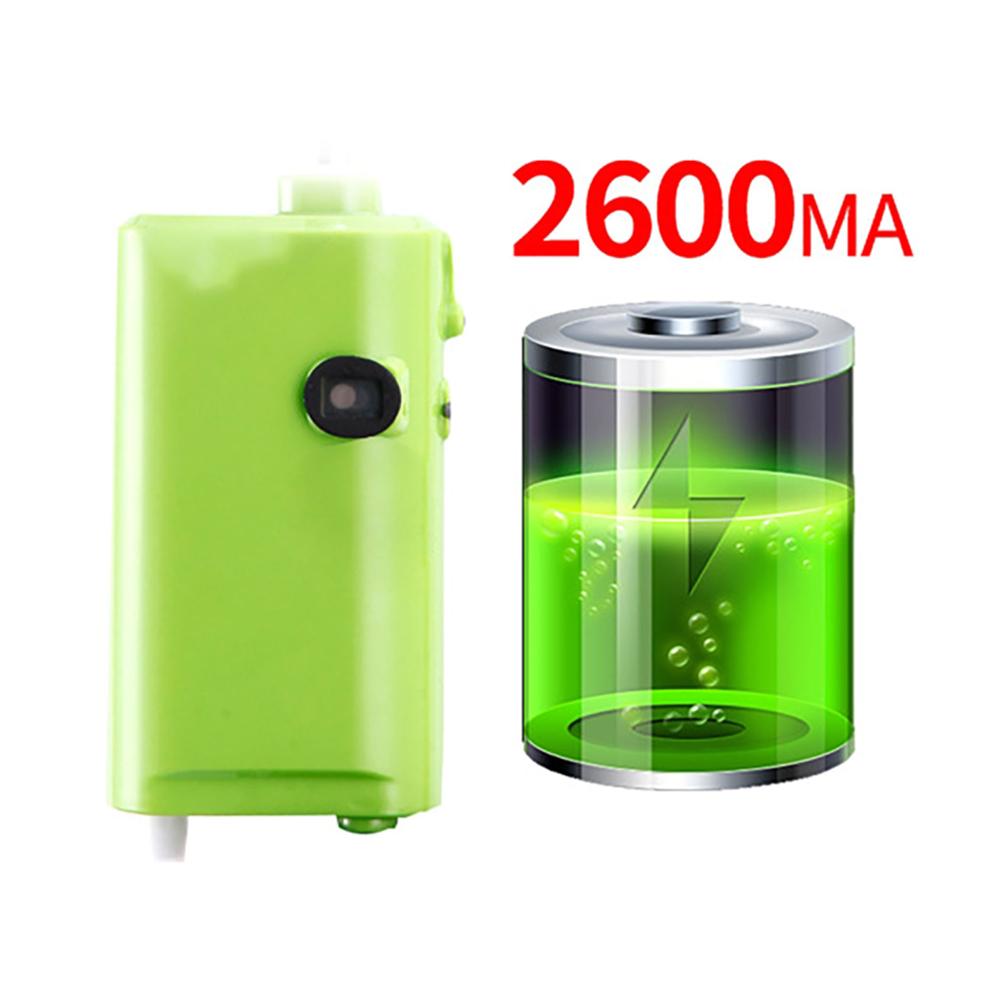 3-in-1 Mini Oxygen Pump With Air Stone Tube Sensing USB Charging Automatic Water Pump LED Lighting For Outdoor Fishing