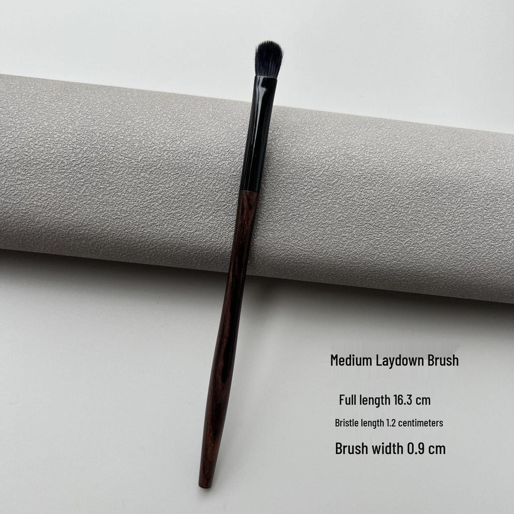 Ebony Handmade Eye Makeup Brush Set: Eyeshadow, Blending, Laydown & Detail Brushes