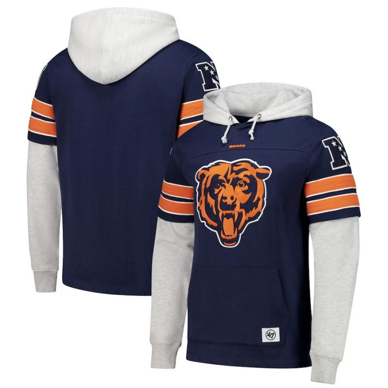 Mens NFL Football Hoodie Fall Winter Casual Sports Sweatshirt