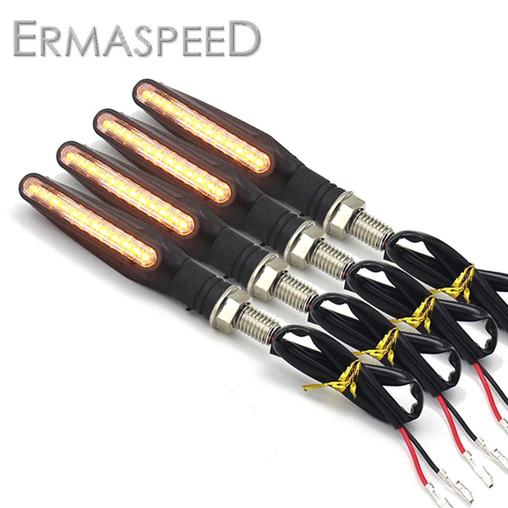 2 пары светодиодных указателей поворота мотоцикла, задний стоп-сигнал, гоночные аксессуары, мигалка, мигалка для мотоцикла, внедорожника