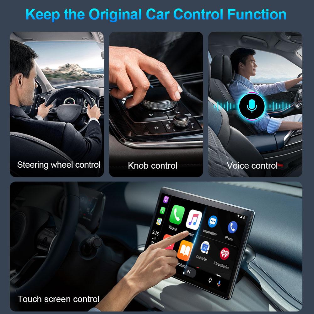 Wireless CarPlay Adapter for Apple iPhone Android Wired To Wireless Carplay Dongle Plug And Play USB Connection Auto Car Dongle