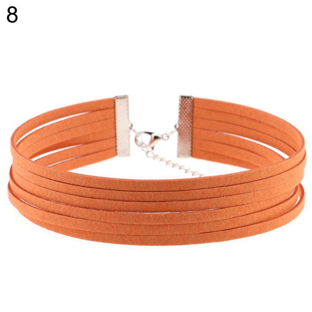 Готический многослойный чокер с застежкой-карабином, готическое женское ожерелье для вечеринок, клубов и пабов ADM