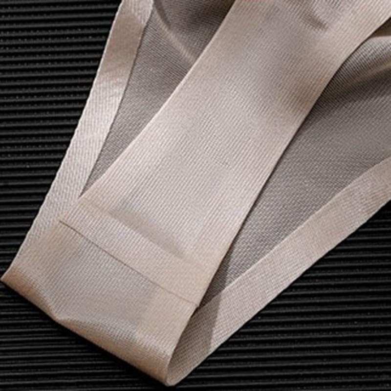 Мужское хлопковое нижнее белье Ice Silk Briefs с закрытым поясом без ширинки Silky Touch Underwears