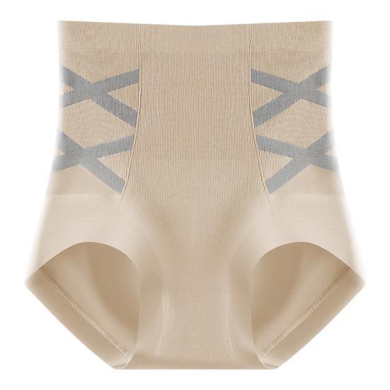 Женское нижнее белье с высокой талией, мягкие эластичные трусики с полным покрытием, утягивающие живот, женские