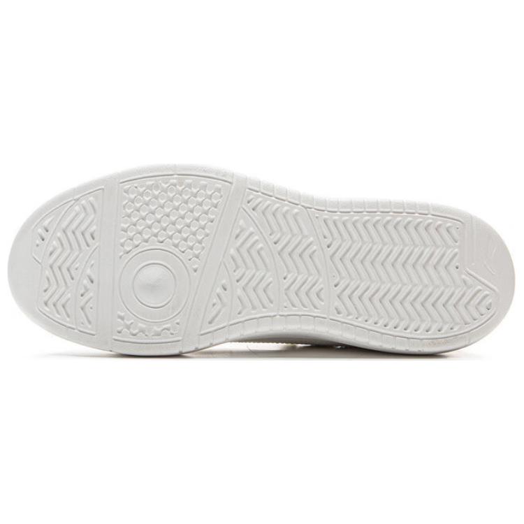 Li Ning Sycee Pure Нескользящие износостойкие Низкие Кеды для Скейтборда Женские Бело-Зеленые AGCV148-2