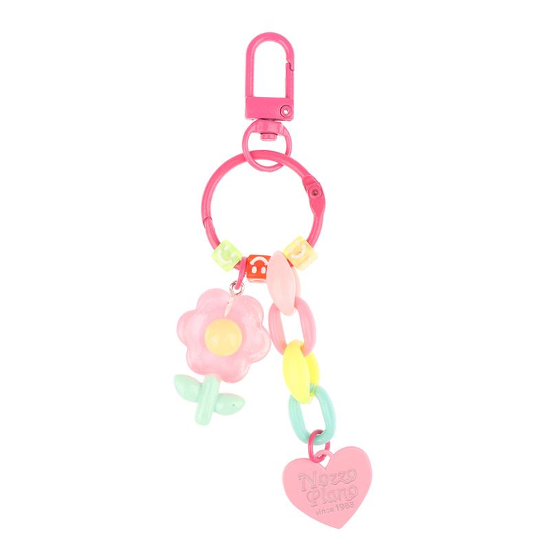 Милый брелок-тюльпан с цветочным кулоном, кольцо для ключей Love, рюкзак, автомобильные подвески, украшение для сумки, аксессуары