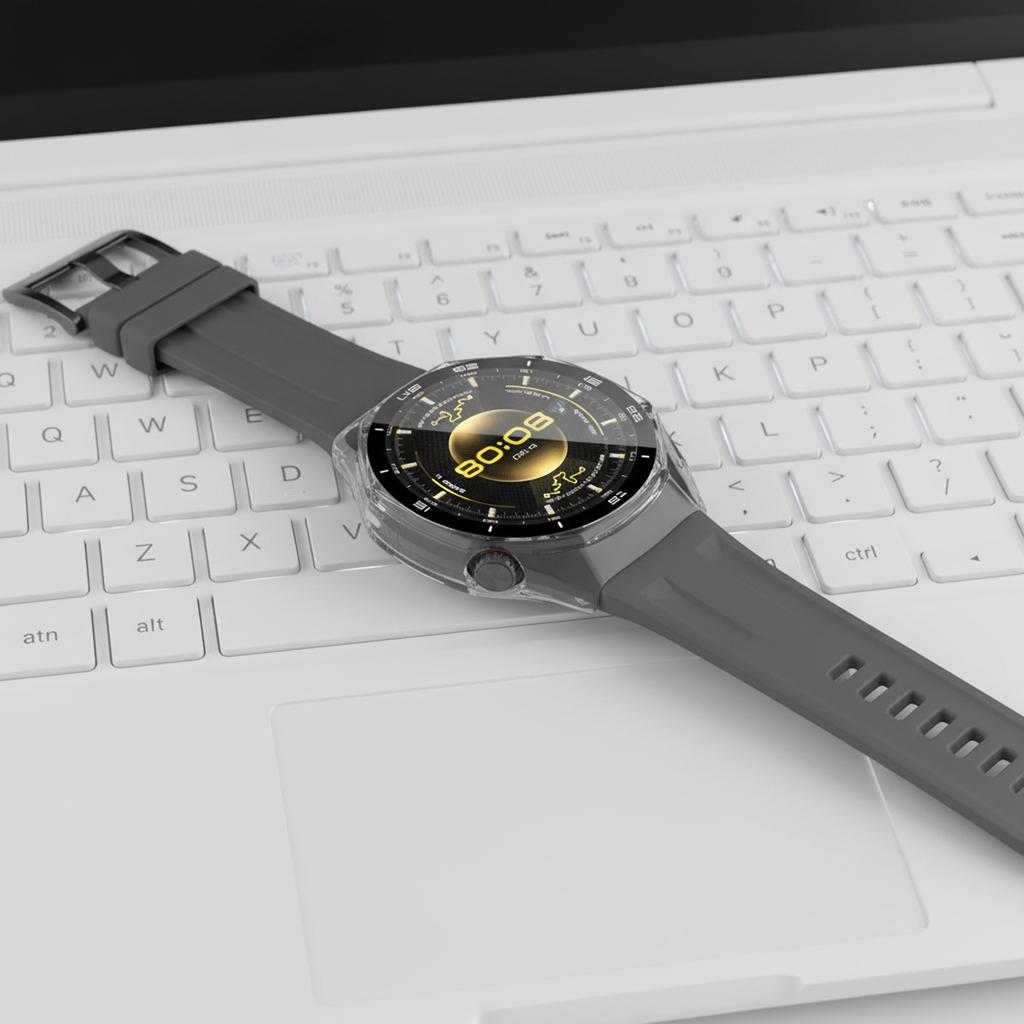 Чехол из ТПУ + Силиконовый ремешок для Huawei Watch GT6 Pro 46 мм Всесторонний защитный чехол-оболочка для экрана Спортивный ремешок Браслет