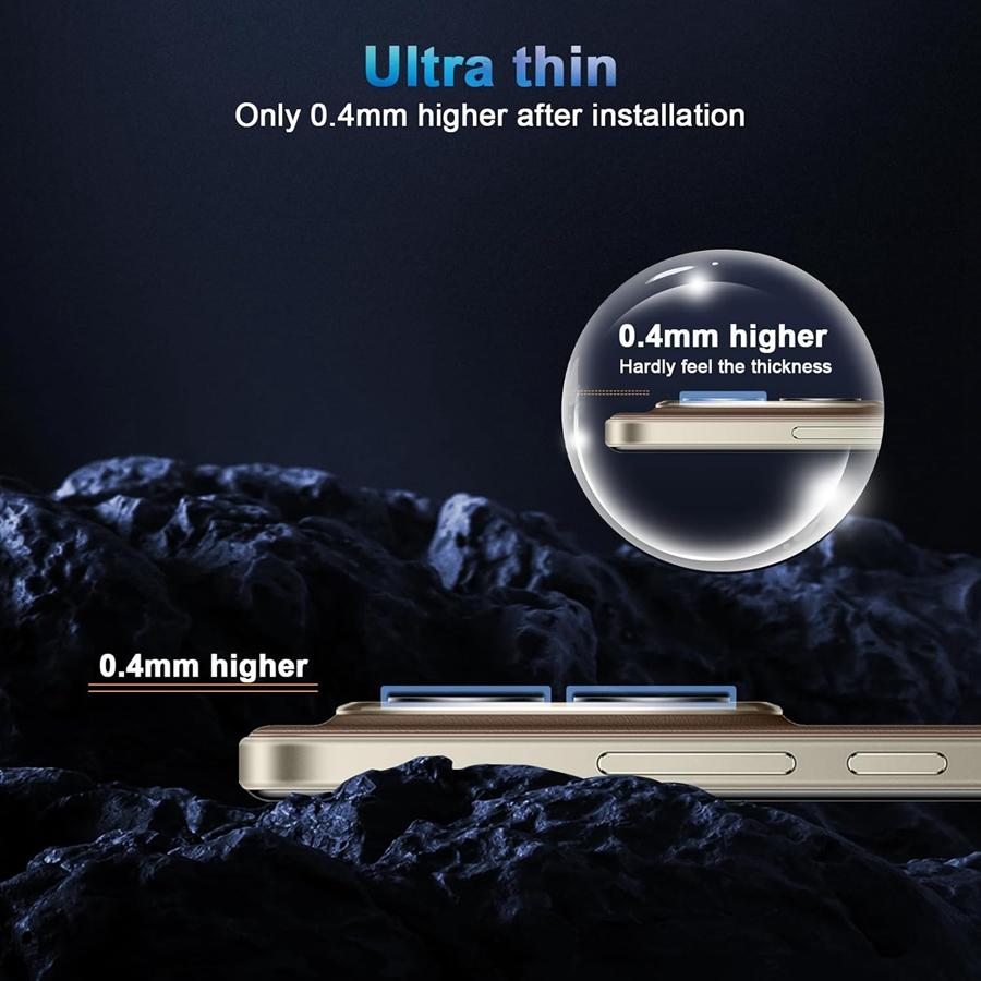 Металлическое кольцо HD Закаленное стекло Защитная пленка для объектива камеры для Xiaomi Redmi Note 15 4G 5G Note 15 Pro 4G/5G Note 15 Pro+ Plus 5G Redmi 15 15C