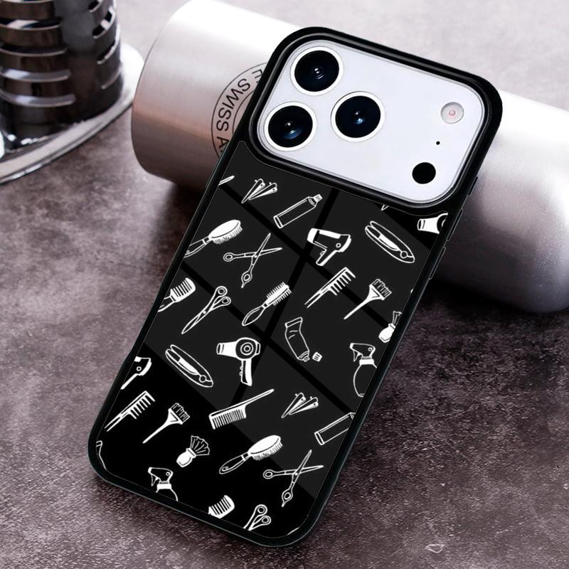 Чехол для телефона парикмахера стилиста для iPhone 17 16 15 14 13 12 11 Pro Max Plus 17Air Мягкий силиконовый чехол