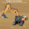 Non-Toxic 1/20 Alloy Remote Control Excavator 2.4G Upgraded Rc Car Model Unlimited Rotation Children Engineering Vehicle Toy For Kid Gift