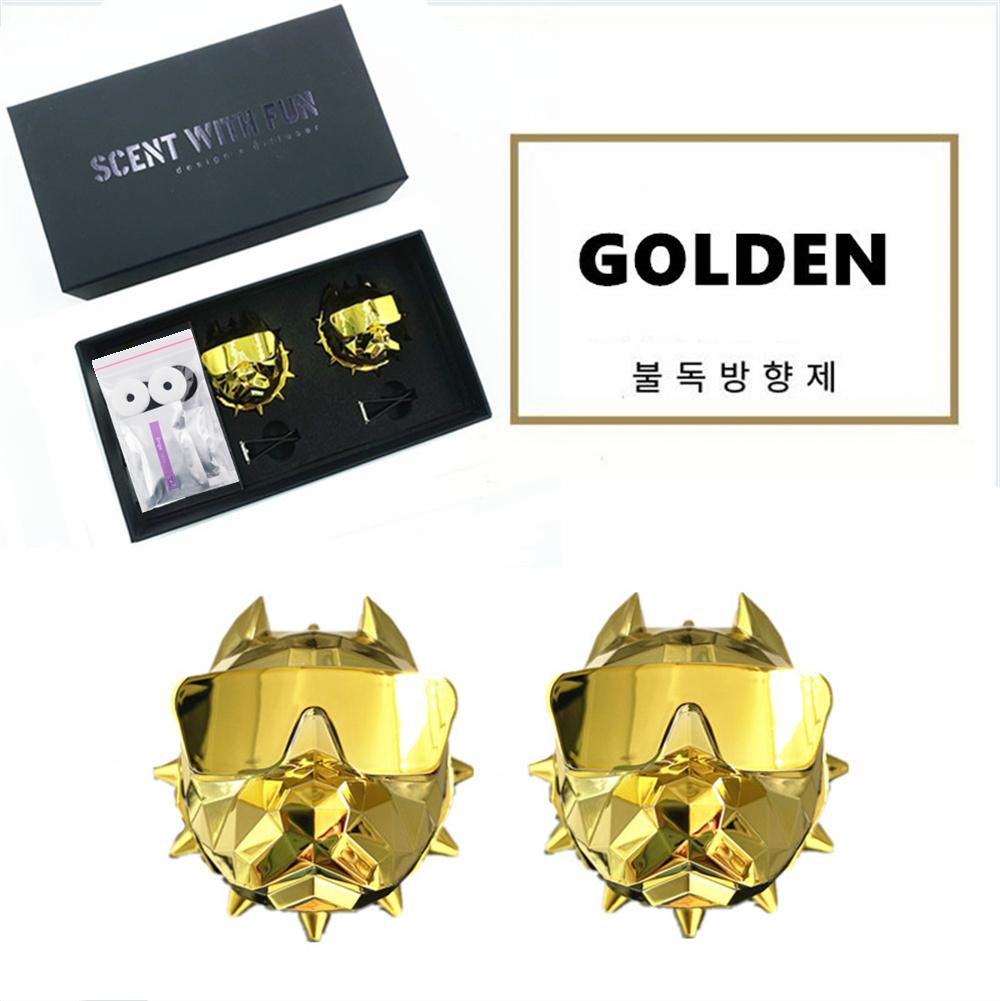 Автомобиль Собака Транспортное средство Украшение Роскошный Бренд Украшение Интерьера Кукла Автомобиль Выход Воздухозаборника Бульдог Для Автомобилей