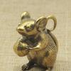 Coppe Mouse Pendant Brass Ornament Fashion Bracelet Weaving DIY Jewelry Accessories