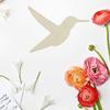 30 Pack 4 Inch Wood Hummingbird Cutouts Unfinished Wooden Hummingbird Hanging Ornaments DIY Hummingbird Craft Gift Tags for Home Party Decoration
