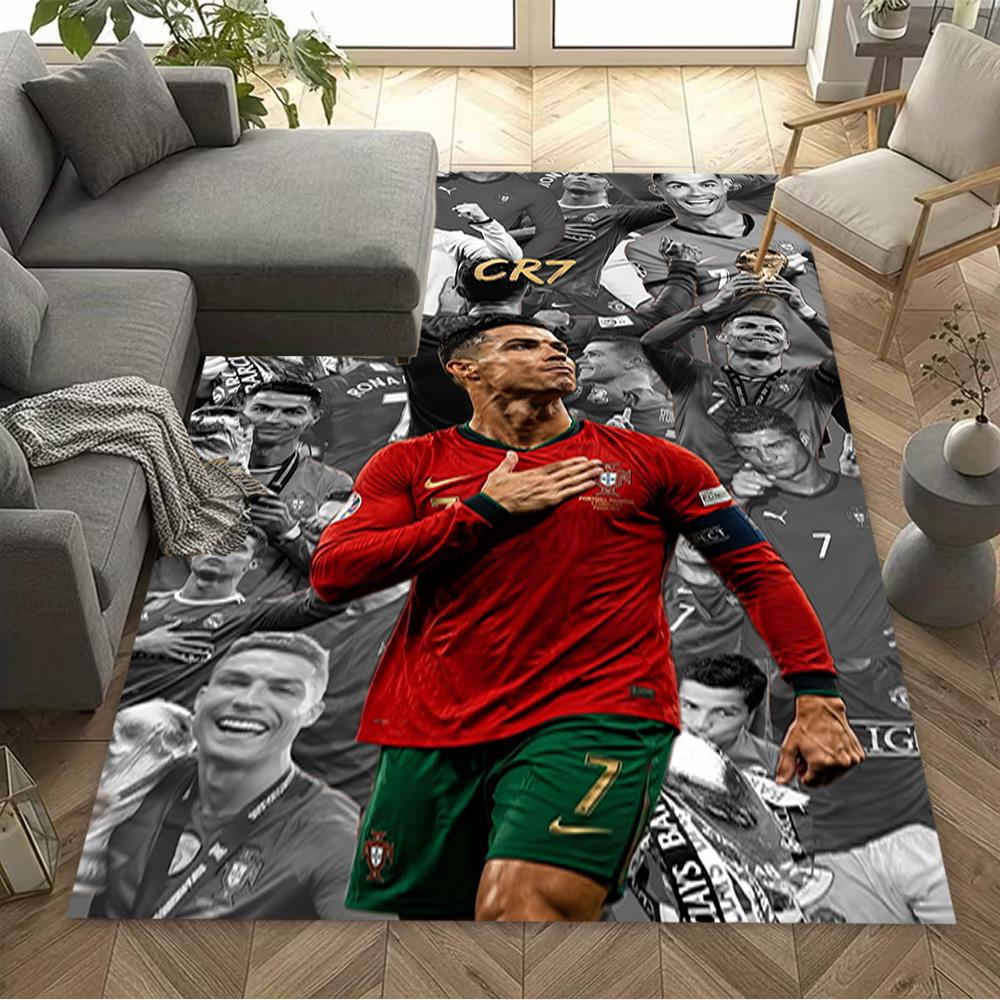 Ronaldo Cr7 Legacy Floor Rug Office Rug Suitable for Bedrooms Decorate room Study room Outdoor Anti-slip Rug Office home decor Gift for Festivals