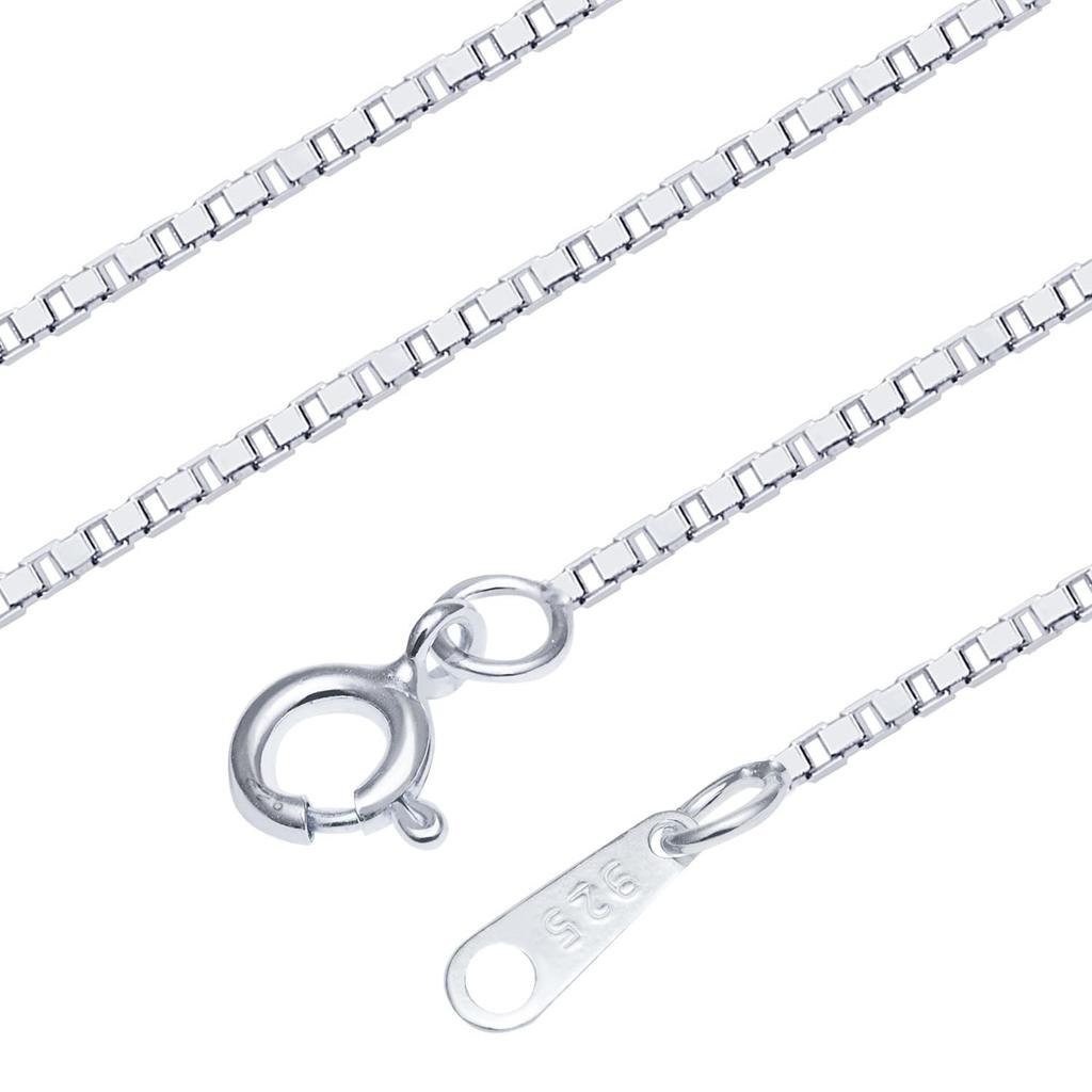 Серебро 925 СЕРЕБРО 925 Венецианская цепь Ширина Длина 45 см [Sears] 1,4 мм sv150-45