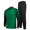 Long Sleeve Padded Goalkeeper Jersey Set for Adults and Kids