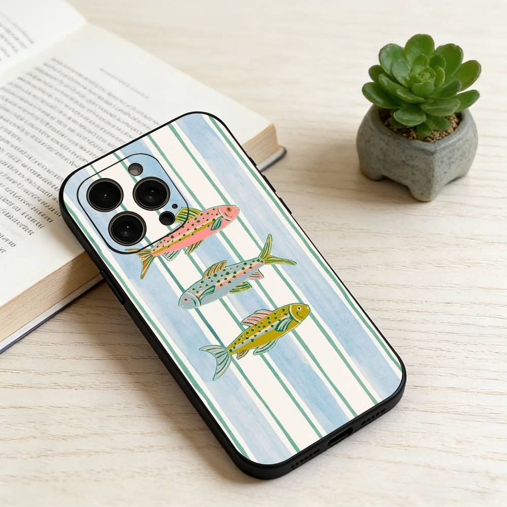 S-Sardine Чехол для телефона Силиконовый Мягкий Для IPhone 17 16 15 14 13 12 11 X XR Plus Pro Max Plus