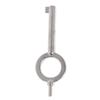 1 Pcs American Style Universal Flat Key Blank Special Key Handcuff Lock Key Zinc Alloy Keychain