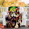 1pc Villains2 Theme Blanket - Digital Print, Polyester, Cozy for All Seasons, Perfect for Outdoor, and Travel