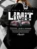 Spring and Summer Trend Unisexs Racing Style Pure Cotton TShirt Loose and Comfortable SkinFitting Top
