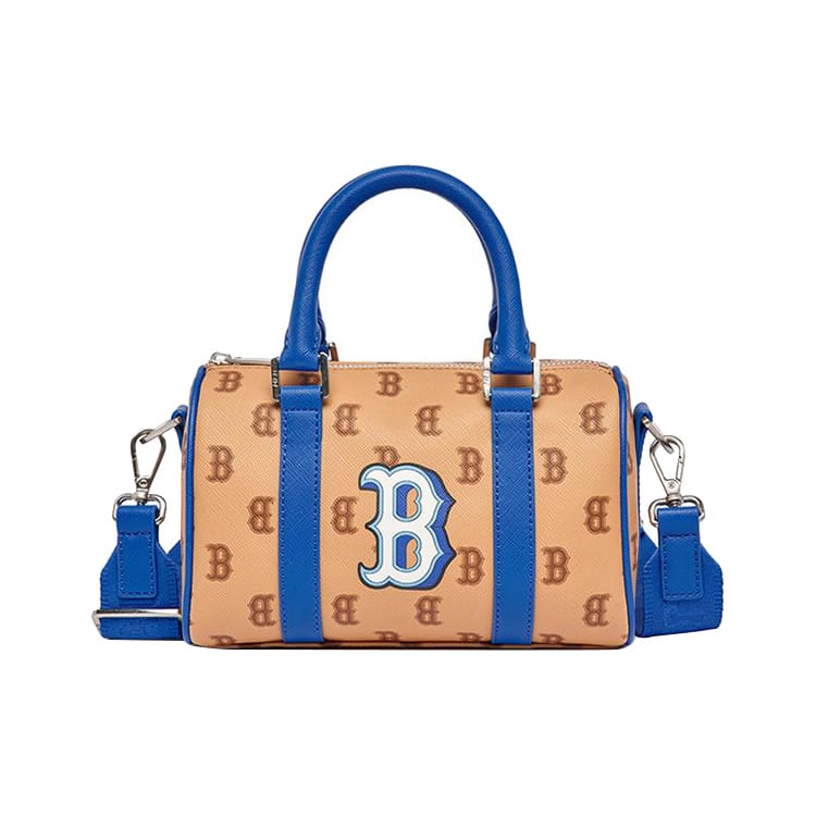 MLB Artificial Leather Pillow Bag, Boston Bag, Handbag, Shoulder Bag Small Unisex 3ABWS023N-