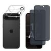 Anti-Spy Tempered Glass for iPhone 17 AIR and Camera Protection [2-Pack] Phonillico® Protection Glass Film