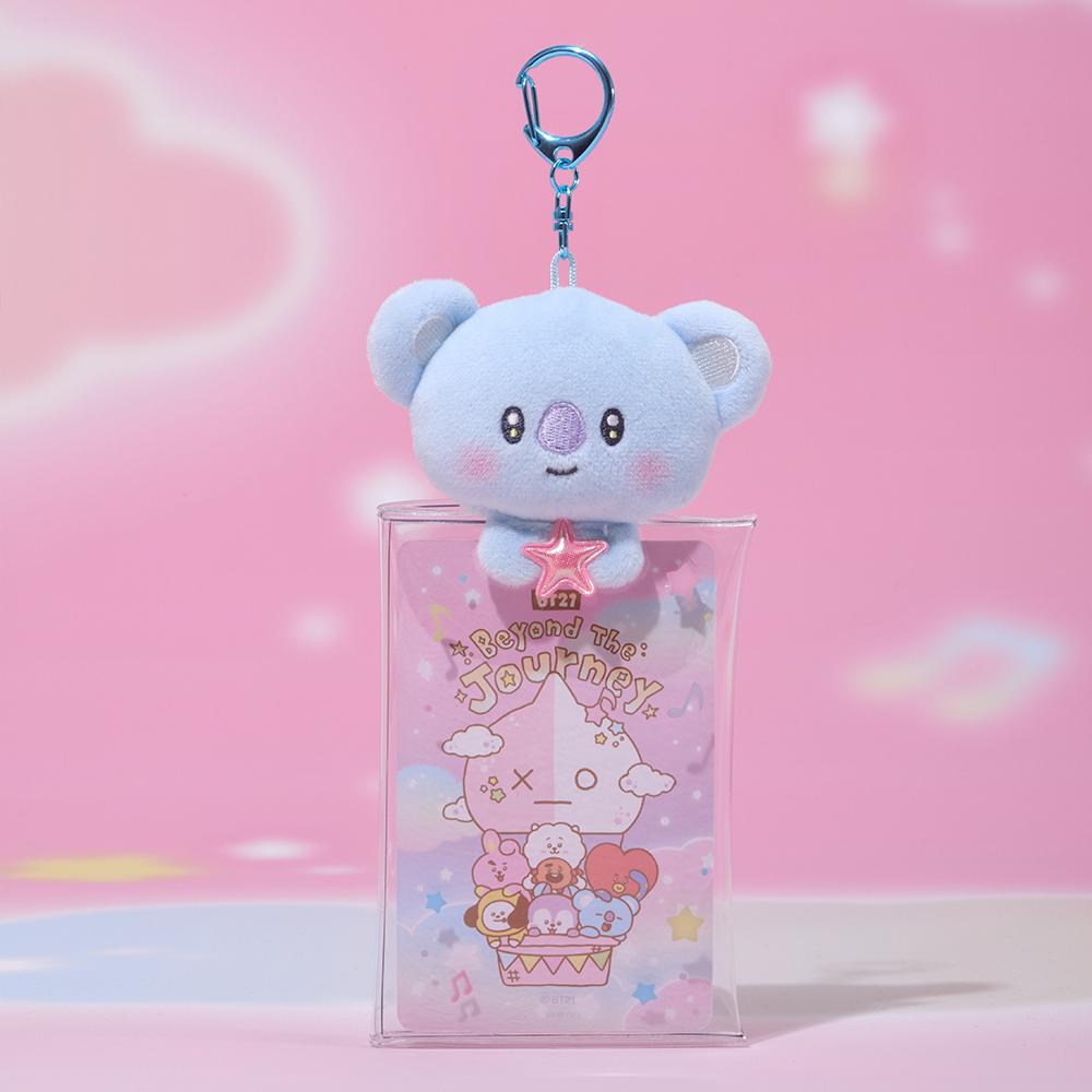 [[LINE FRIENDS] BT21 Beyond The Journey Прозрачный чехол-кошелек для кук Брелок