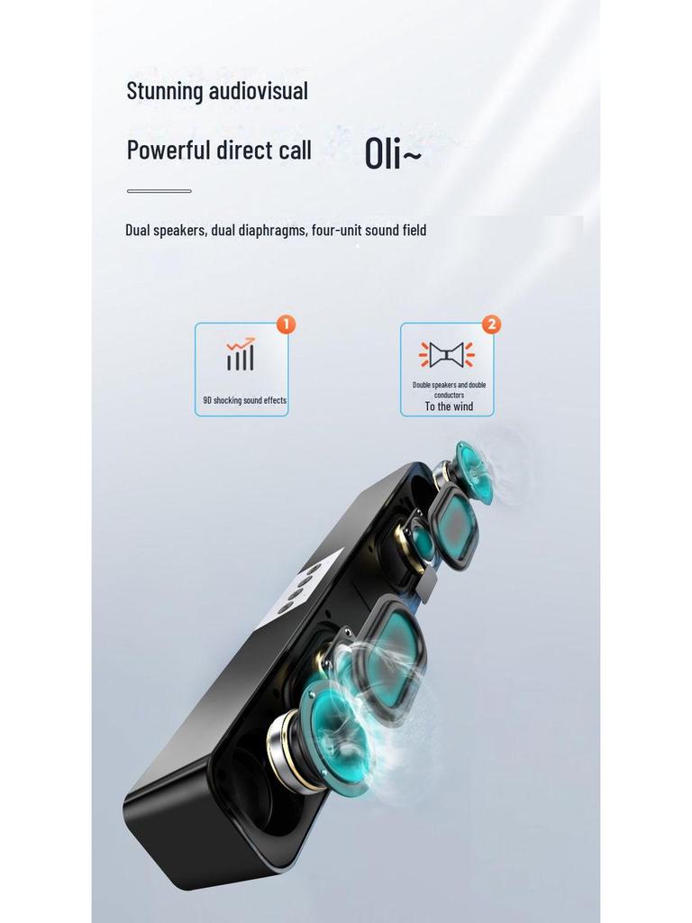 Трансграничная Bluetooth-саундбар с сабвуфером для телевизора, компьютера и мобильных устройств — модель E91