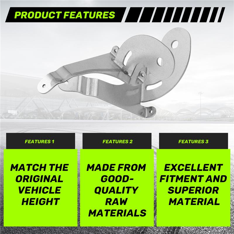 Stainless Steel Car Front Grille Spot Light Fixing Bracket For-BMW Mini R50 R52 R53 2001-2007-M53K