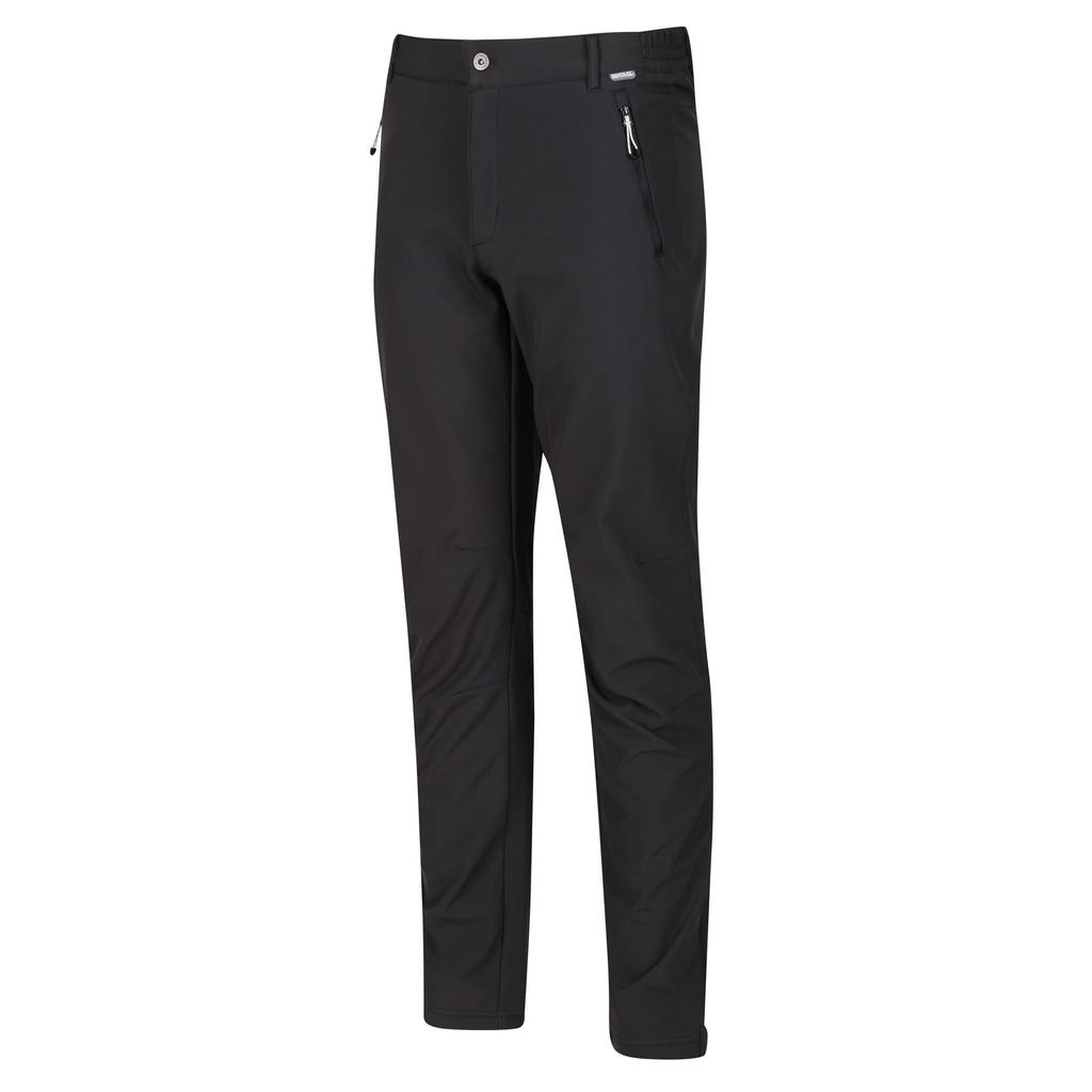 Regatta Great Outdoors Mens Adventure Tech Geo II Wind Resistant Long Leg Softshell Trousers