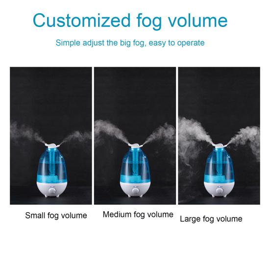 Увлажнитель воздуха большой емкости, тихий ультразвуковой увлажнитель, портативный увлажнитель тумана для спальни, дома