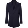 Baoxiniao Men's Business Casual Double-Faced 100% Wool Mid-Length Coat