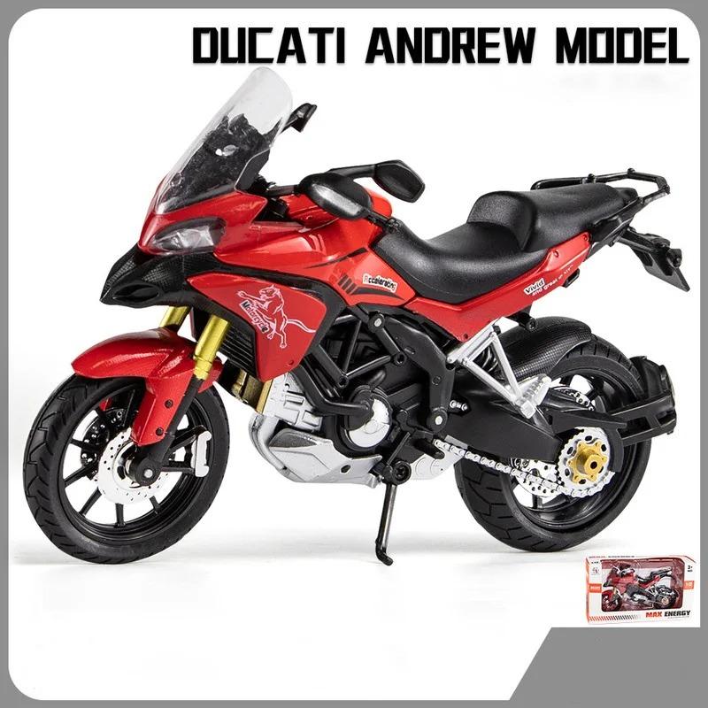 1/12 Ducati MTS Enduro литой мотоцикл модель игрушечный автомобиль коллекция автобайк амортизатор внедорожный автоцикл игрушки автомобиль