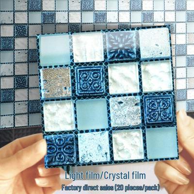 3D Наклейки Плитка Мозаика - Водонепроницаемые, Самоклеящиеся, Маслостойкие для Стен Ванной и Кухни