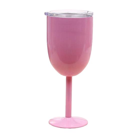 10 унций изолированный коктейльный бокал с двойными стенками и высокой крышкой стакан для коктейлей вина холодных напитков бокал из нержавеющей стали