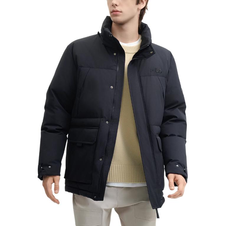 Fila ORIGINALE Пуховик Унисекс Иссиня-черный F51M449902F-BK