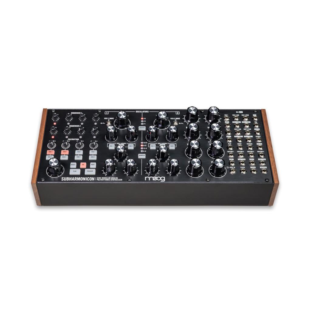 Аналоговый полифонический синтезатор MOOG Subharmonicon с двойным секвенсором и MIDI Patchbay, полумодульный