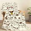 Manga anime T Turbo Granny cat Blanket Soft Throw Blanket for Home Bedroom Bed Sofa Picnic Travel Office Rest Cover Blanket Gift