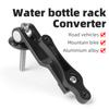 Aluminum Alloy Road Bicycle Stem Water Bottle Mount Adapater Adjustable MTB Bottle Cage Convert Bike Accessories