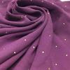 Luxury Gold Chiffon Head Scarf Solid Soft Long Muslim Scarves For Women Hijab Musulman Femme Shawl and Wrap Foulard Islamique