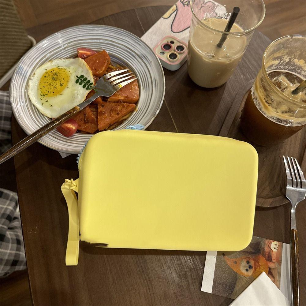 Прямоугольная многофункциональная сумка для хранения Morandi Color Small Item Bag Силиконовая косметичка для женщин