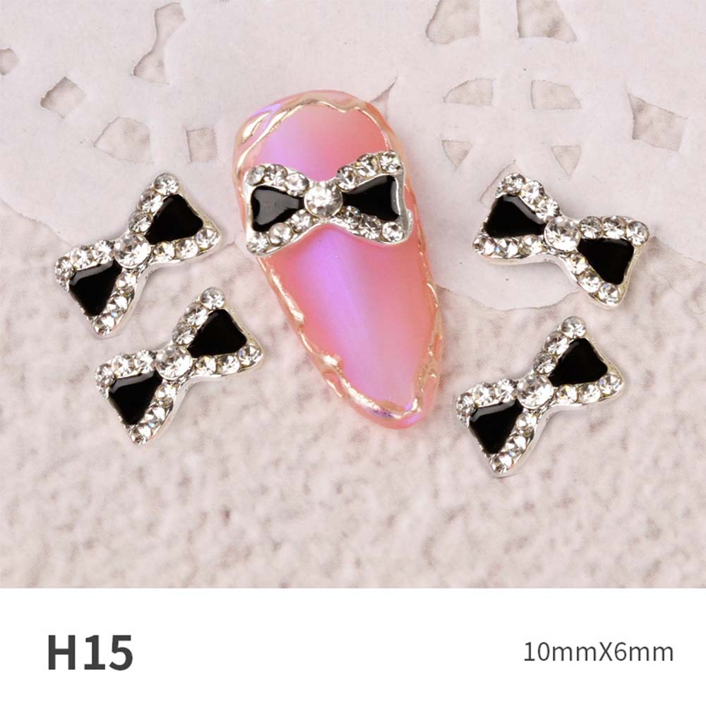Pearl Manicure Super Flash DIY Nail Art Decorations Nail Jewelry Crystal Bow Nail Rhinestones