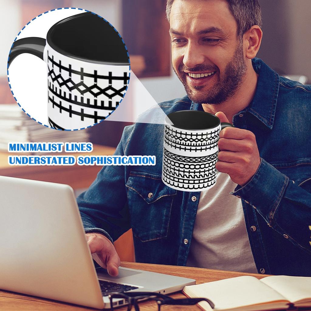 Творческая новая керамическая кухонная забавная черная кофейная чашка