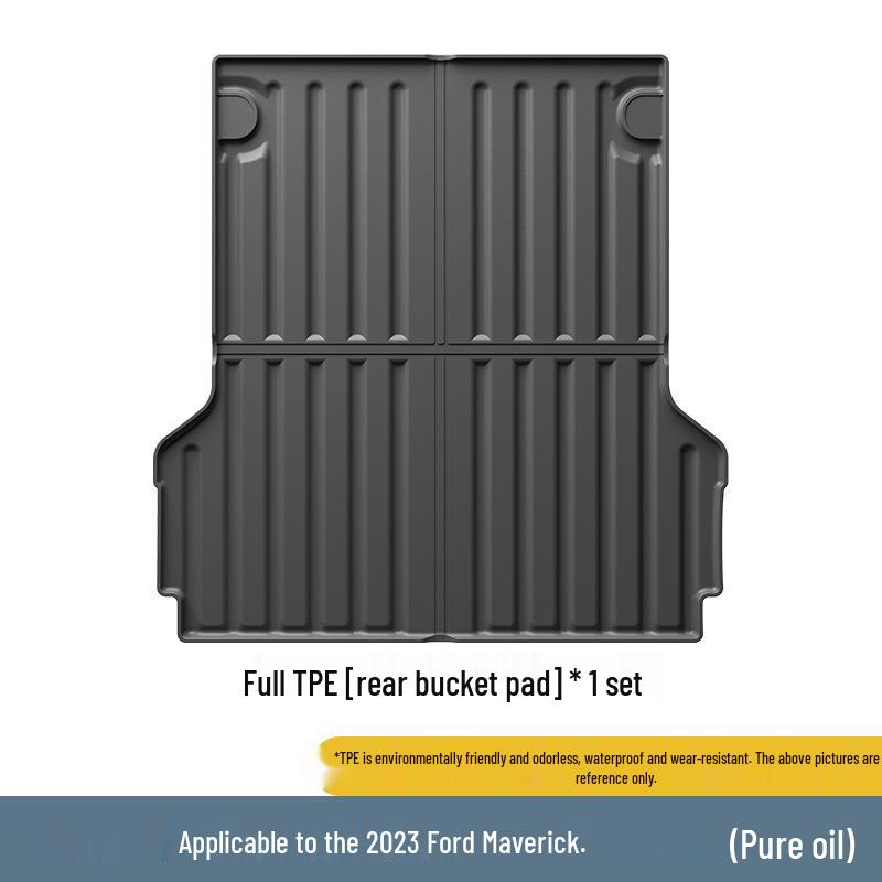 Ford Series Eco-Friendly TPE Trunk Mats: Ideal for Trunk, Rear Bed, and Backrest.