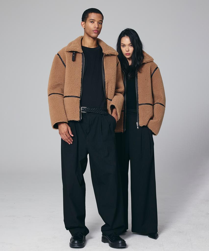 Maison Master Unisex Shearling Couple Shearling Jacket
