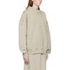 Fear of God Essentials FW22 Свитшот-пуловер с высоким воротником Smoke Флисовая толстовка Женская толстовка Пепельно-серый FOG-FW22-824