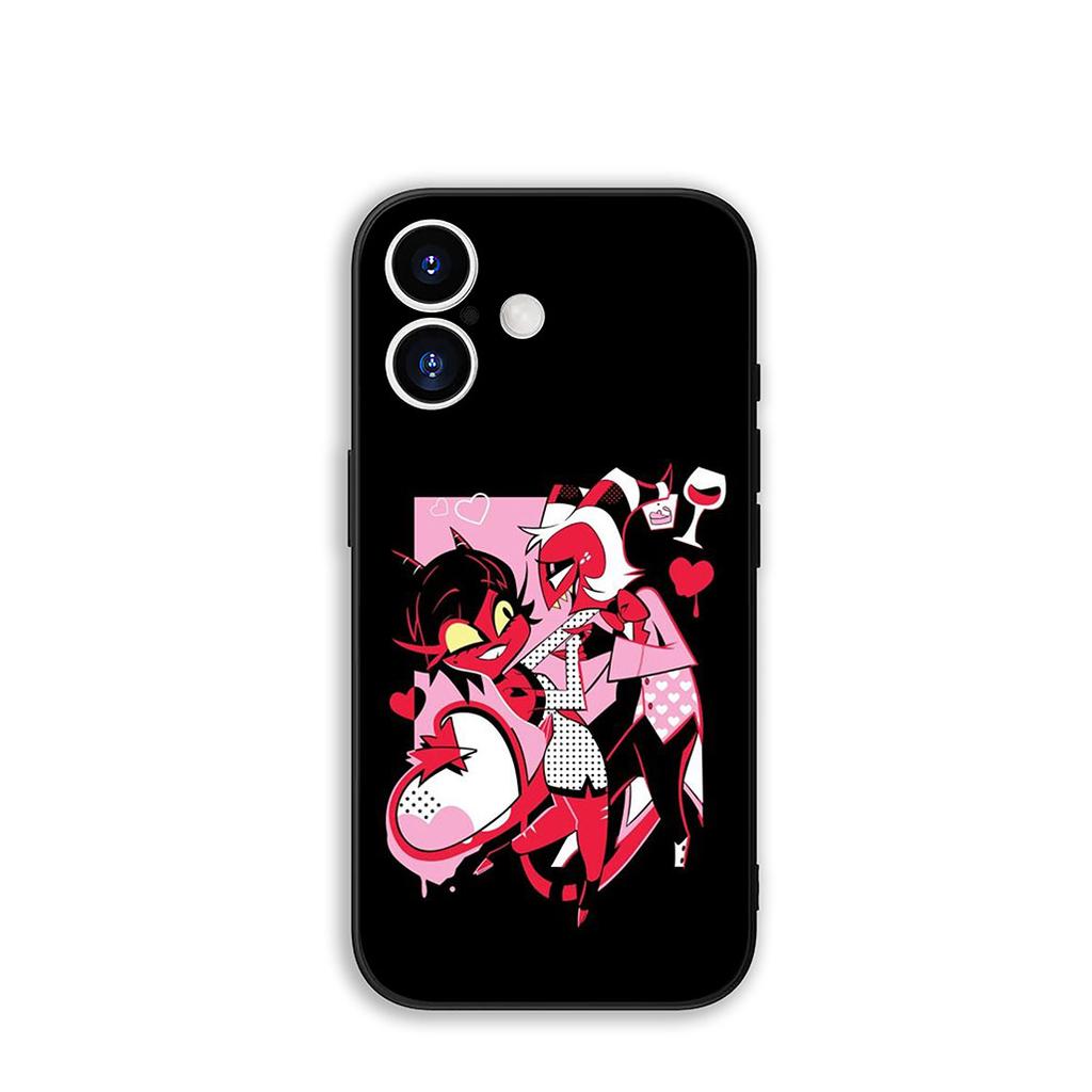 H-Hazbin Hotel Charile Angel Dust for Samsung Galaxy A36 A17 A26 A07 A35 A54 A53 A13 A33 A34 S8 S9 S20 S21 FE S10 Plus Case